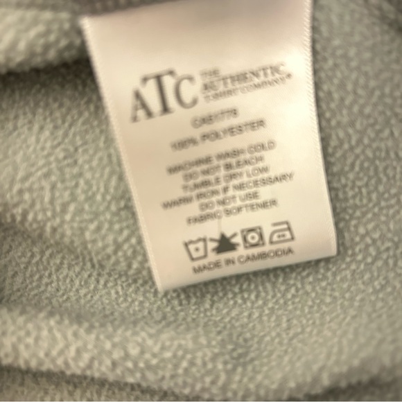 Authentic T-Shirt Company, grey/black sweatshirt with hood size Junior L - Picture 5 of 5